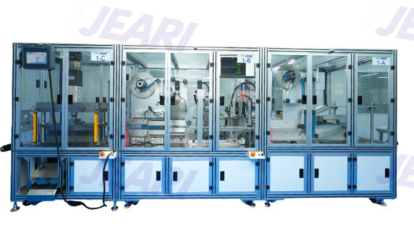 Video of WM 801 Diagnostic Test Strip Single Serving Cutting and Packaging Production Line