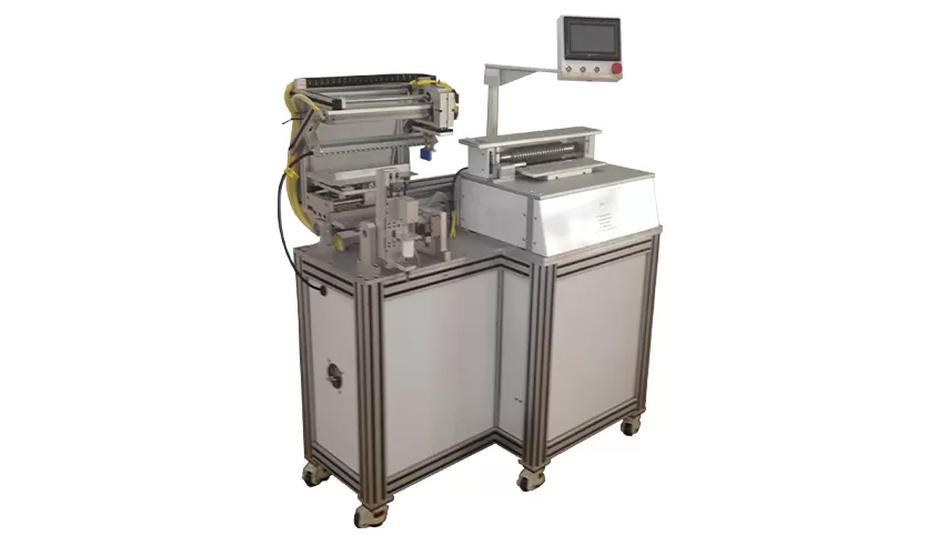 WM-220-LS Blood Glucose Test Strip Semi-Automatic Single Piece Rolling Cutting & Auto Bottling Machine2