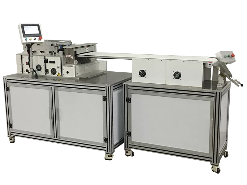 WM-220LZ-TS Automatic Single Piece Vertical Rolling and Cutting Machine for Blood Glucose Test Strips with Bottling Function